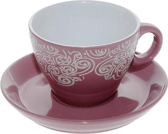 Espiel Vienna Чаша Cappuccino от Порцелан Розов 280мл
