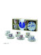 General Trade Set Tassen Kaffee aus Porzellan Mehrfarbig 6Stück