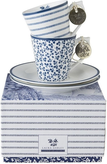 Laura Ashley Blueprint Σετ Φλιτζάνια Espresso Laura Ashley Blueprint Σετ Φλιτζάνια Espresso