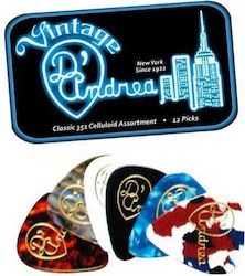 D'Andrea Tins Classic Celluloid Thin 351 Πένες 12τμχ