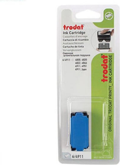 Trodat 4911 Ανταλλακτικό Ταμπόν Σφραγίδας Μπλε 2τμχ