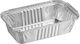 Melka Aluminum Container Rectangle (3pcs)