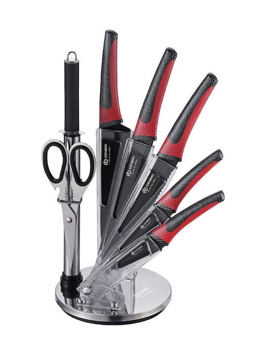 Edenberg Knife Set with Block from Stainless Steel 8pcs