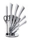 Estia Tokyo Knife Set with Block from Stainless Steel 7pcs