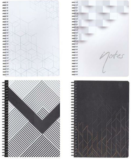 Next Spiral Caiet Cu dungi A4 70 de Foi 2 de Subiecte Fine Lines 1buc (Diverse modele/culori)