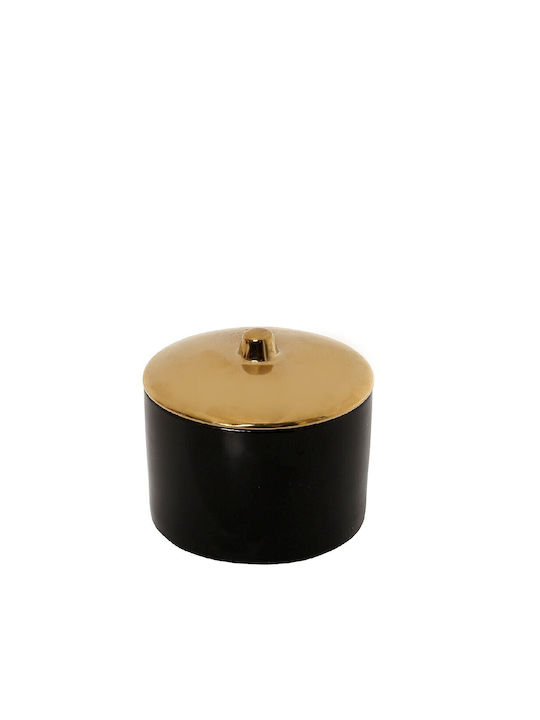 Espiel Decorative Vase Black 10x10x9cm