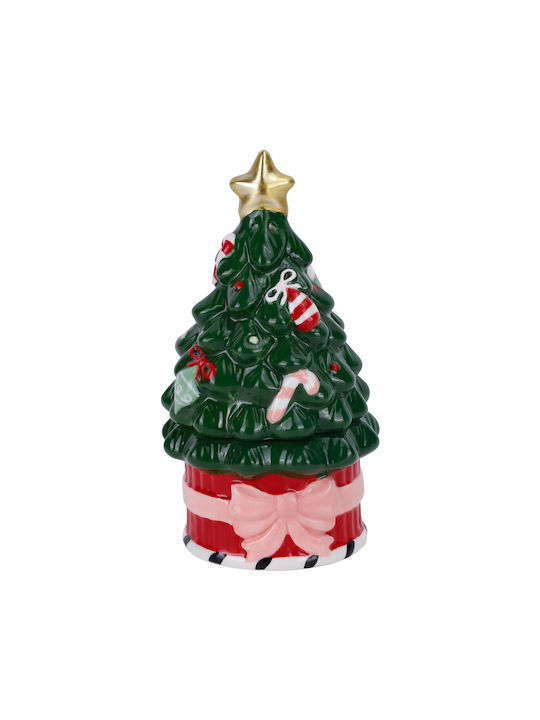 Marva Weihnachts-Salz- und Pfeffer-Set Keramisch Mehrfarbig L14xB8xD8cm.