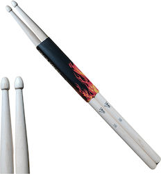 V-tone Ds 5b Drumsticks Maple Wood Natural Lightweight Set 2 Pcs Σετ 2 Μπαγκέτες Drums 5b