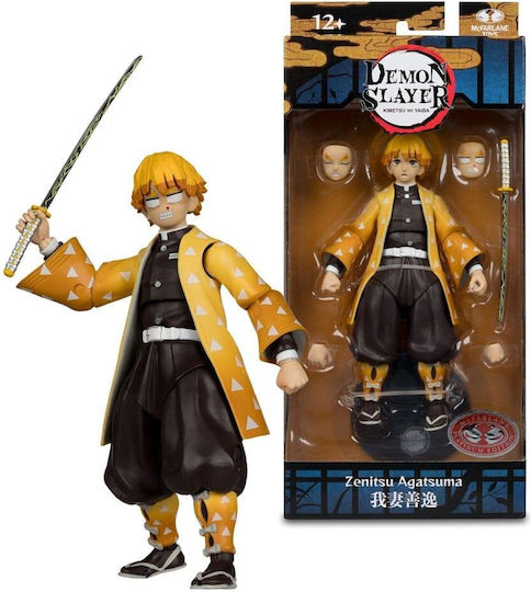 Dämonenjägerin Kimetsu No Yaiba Zenitsu Agatsuma Action-Figur 15cm Platinum Edition