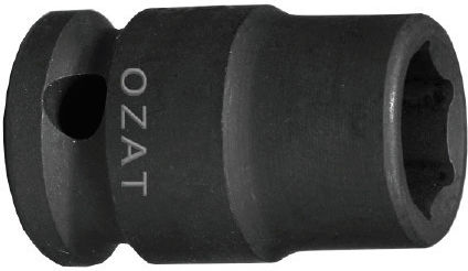 1/4'' Impact Socket Head 6 Sides Short Size 4mm