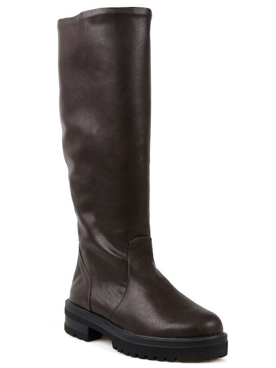 Silia D Riding Boots Brown