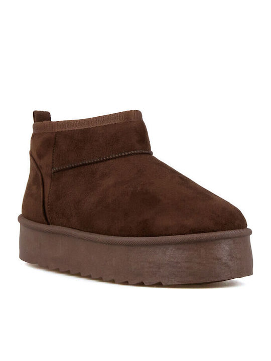 Envie Shoes Suede Women's Ankle Boots with Fur ...