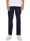 Men's Jeans Pants with Regular Fit Dark Blue Denim