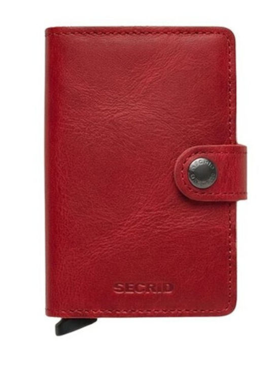 Secrid Miniwallet Δερμάτινο Ανδρικό Πορτοφόλι Κ...