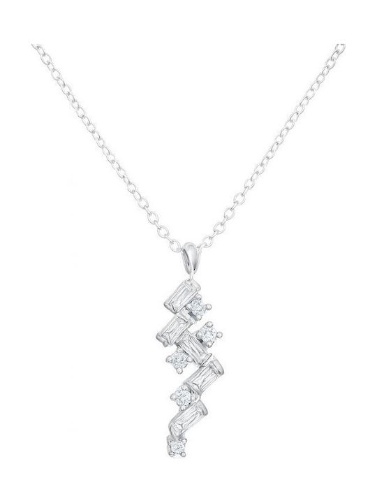 Metrongold Halskette aus Weißgold 14K Metrongold Halskette aus Weißgold 14K