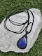 Colier Macrame Lapis Lazuli – Bijuterie Handmade Piatra Semiprețioasă