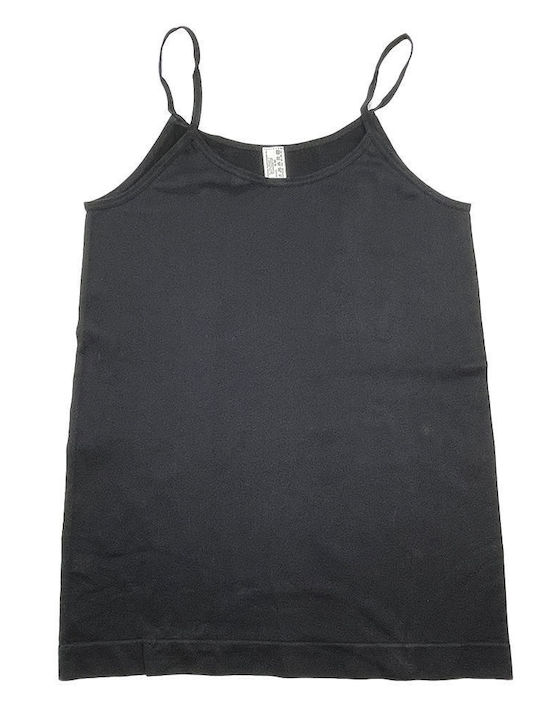 Katia Women's T-Shirt with Spaghetti Strap Black