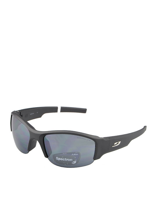 Julbo Men's Sunglasses with Black Plastic Frame and Black Lens S4520021