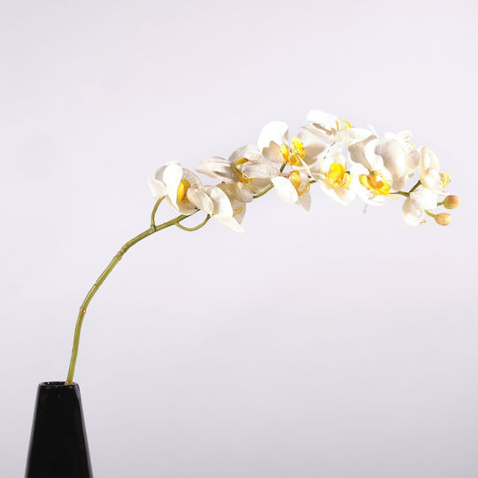 Supergreens Dekorative Künstliche Blumen & Pflanzen Orchidee Weiß 75 cm 7-0323