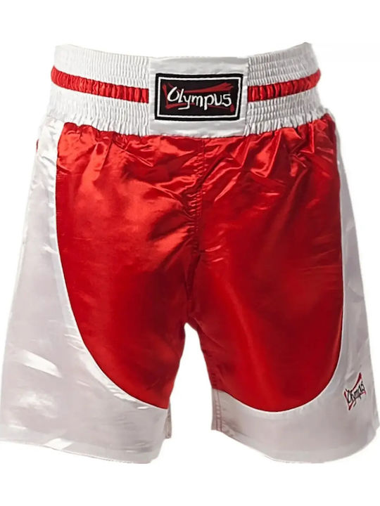 Olympus Sport Standard Silk Men's Boxing Shorts Red