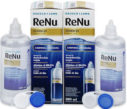 Bausch Lomb Renu Advanced Υγρό Φακών Επαφής 2x360ml