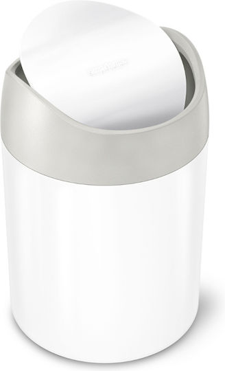 Simplehuman Κάδος Απορριμμάτων Πλαστικός Καφέ 1.5lt