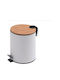 Gedy Bamboo Καλαθάκι Μπάνιου 3lt Λευκό