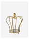 Zen Collection Tavă Decorativă Metal Oval cu oglindă 20x17x24cm 1buc