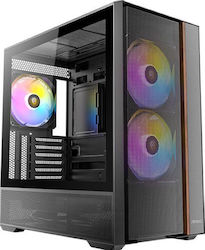 Antec FLUX REAR Gaming Middle Tower cu Deschidere Laterală Antec FLUX REAR Gaming Middle Tower cu Deschidere Laterală