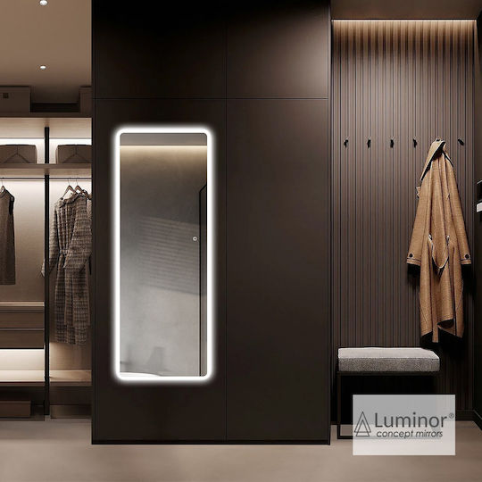 Luminor Ορθογώνιος Καθρέπτης Μπάνιου Led 160x60cm
