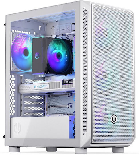 Endorfy Arx 500 ARGB Gaming Midi Tower Computer Case White