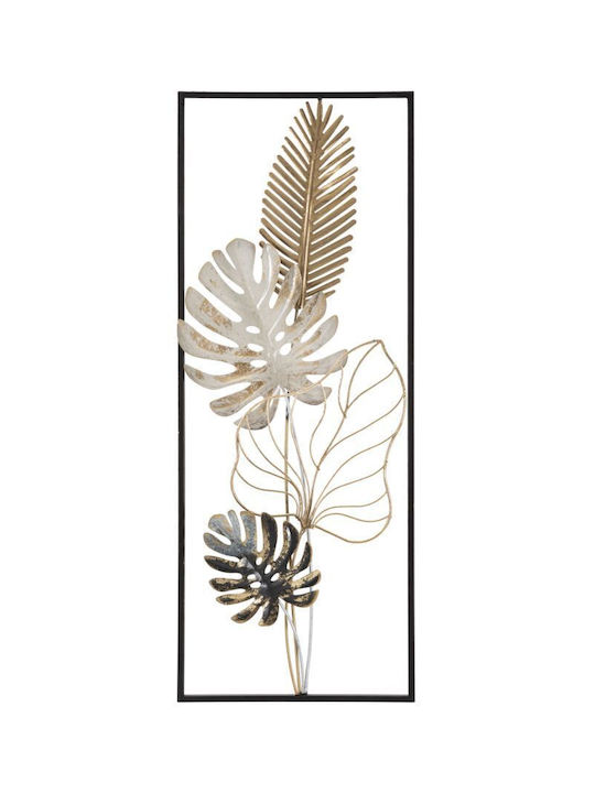 Mauro F Wall Decor Black Made of Metal 74x3x28.5cm