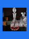 Melina's Collection Sticlă Carafă de Servire Vin 33buc cu Dop Transparentă 800ml 1buc