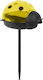 Led Solar Lamp Ladybug Cool White Red Yellow 75 X 60 X 156 Mm
