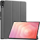 Leather 3-Fold Holder Flip Cover Gray Samsung Galaxy Tab S11 Ultra X930 X936B
