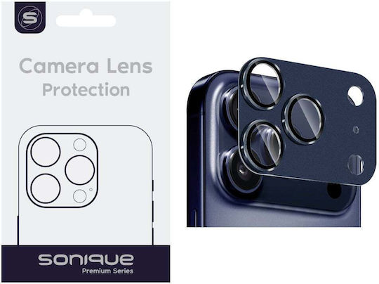 Sonique Lens Full Протектор за камера Метална рамка Blue за Apple iPhone 17 Pro Max