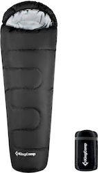 KingCamp Sac de dormit Single Mumie Black
