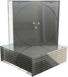Mediarange Cd Slimcase 1 Disc 5.2mm Black Tray 10 Pack Mrbox32
