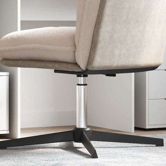 vidaXL Sitzmöbel Für Bürostuhl 5x5x44cm Silber
