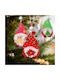 Christmas Tree Decorations Hanging Wooden Elves 4 Types 12 Pcs Package
