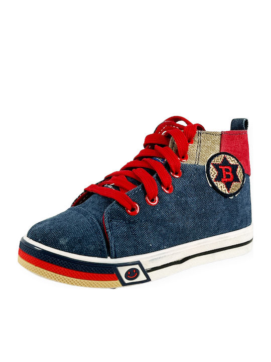 Chippo Παιδικά Sneakers High Μπλε