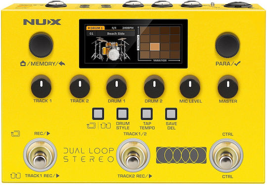 NUX Dual Loop Stereo NUX-NML3DLS Pedale Booster / Nachhall E-Gitarre