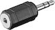 Goobay 11898 Конвертор 3.5mm мъжки към 2.5mm женски Черен 10бр