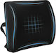 vidaXL Μαξιλάρι Πλάτης με Memory Foam 34x31.5x12cm σε Μαύρο χρώμα 42012707