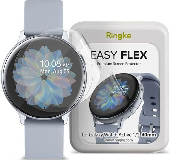 Ringke Easy Flex Displayschutzfolie für das Galaxy Watch Active 2 40mm 3Stück E10F026