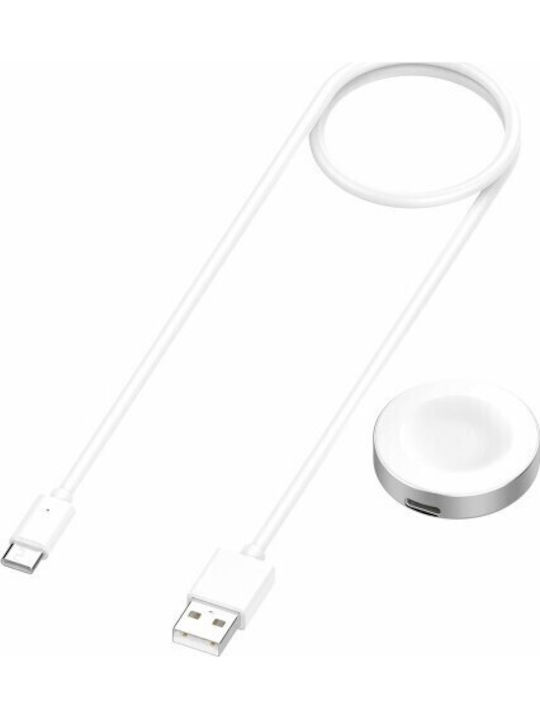 Wireless Wearable Charger Huawei Watch GT 6 (41mm, 46mm), GT 6 Pro Whiteς