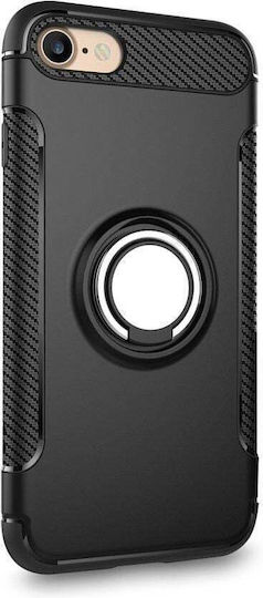 Carbon Ring Tpu Huawei P30 Lite Μαύρο