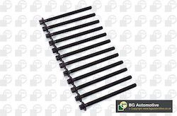 Set of Cylinder Head Screws 12pcs Opel Agila 00-07 Astra G-h 98-10 Combo 05- Corsa B-c-d 98-14 Meriva 04-10 Tigra 04-10/suzuki Bk4305-10166