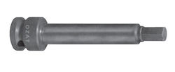 1/2" Cheie De Impact Profil Hexagonal Exterior O Bucată 150 Mm Mărimea 4