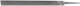 Silver Sharpening Stone with Rounded Edges Suitable for Circular Saw Blades 200 Semi-Fine Cut